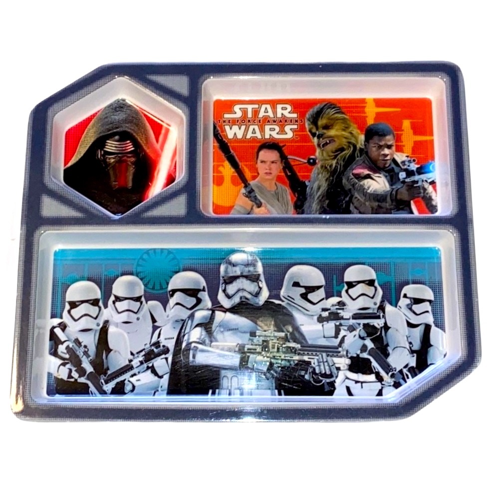 2015 Star Wars The Force Awakens Divided Melamine Serving Tray
